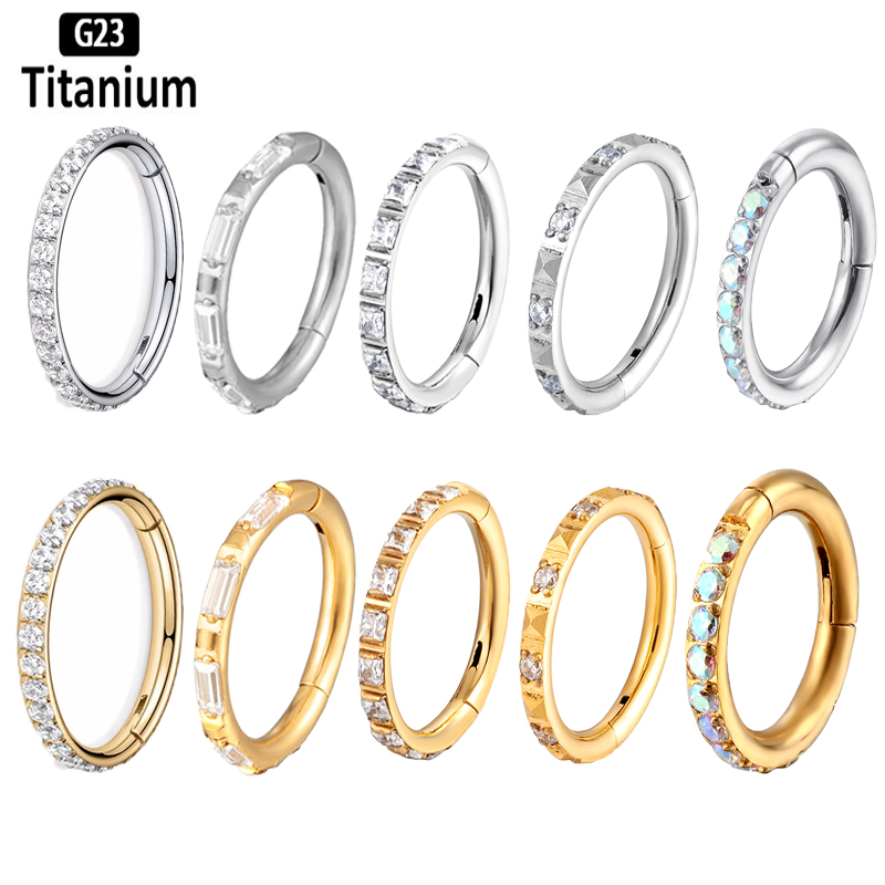 Body Jewelry Quality - ASTM F136 Titan Ohrringe Hohe Qualität