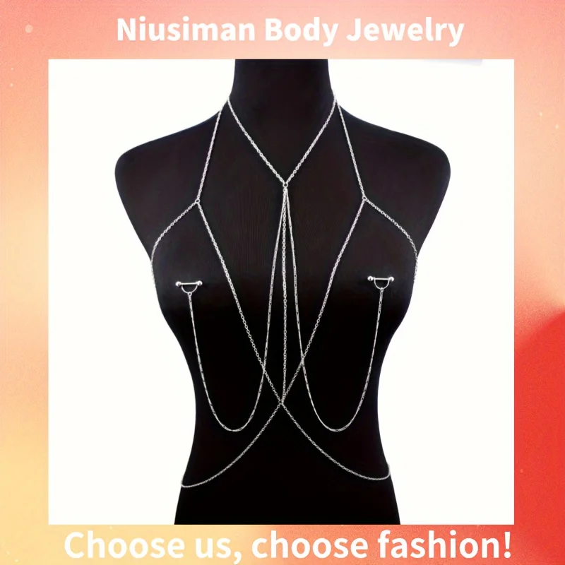 Body Jewelry Nipple Rings - 1 Stück elegante und sexy Körperkette