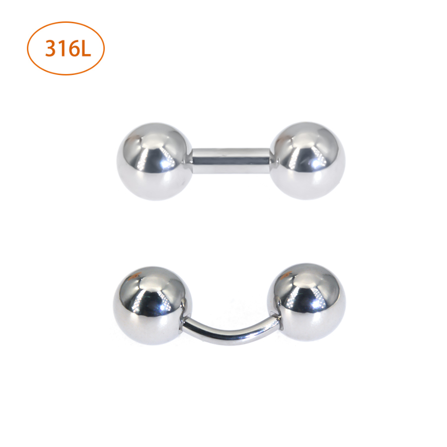 Body Jewelry Vch - 1pc 316l chirurgischer Stahl gebogene Lang