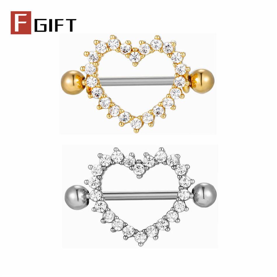 1 Paar Titan-Nippelpiercing-Sc – Body Jewelry Nipple Rings Bewertung und Preis