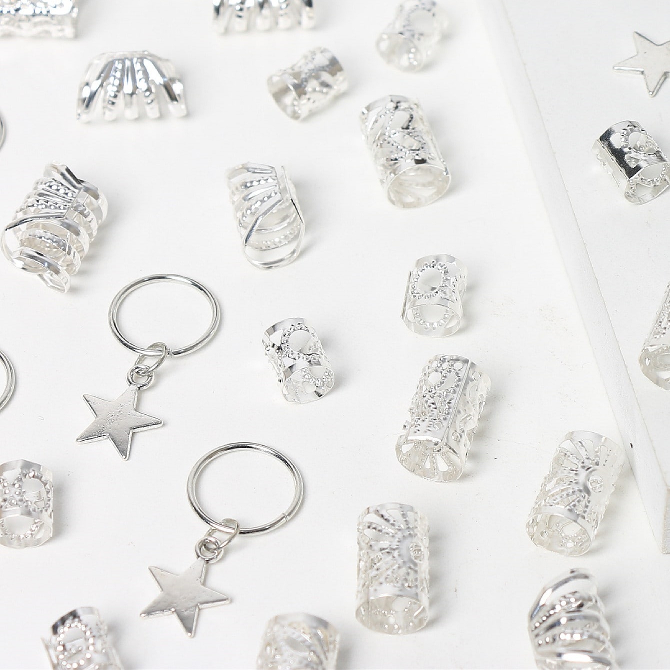 35 teile/satz silberne fünfzac – Body Jewelry Websites Bewertung und Preis