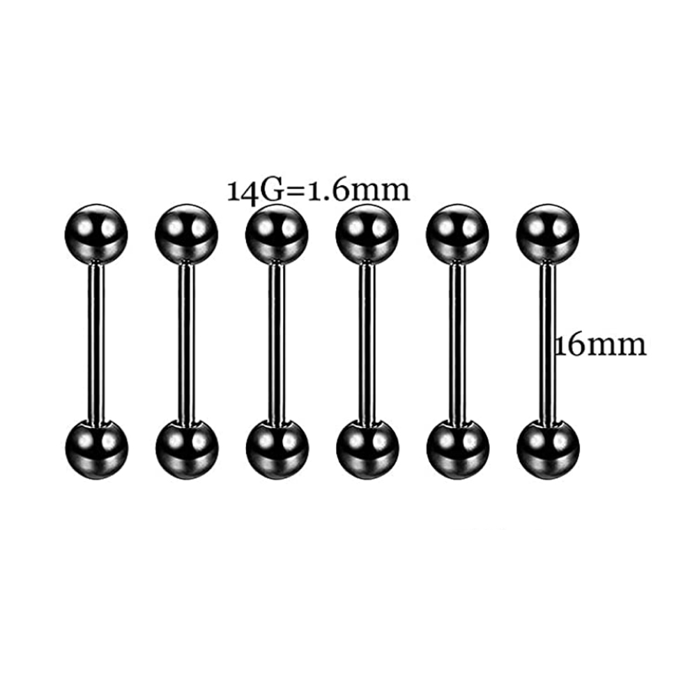 6 Stück profession elles Pierc – Body Jewelry Nipple Rings Bewertung und Preis