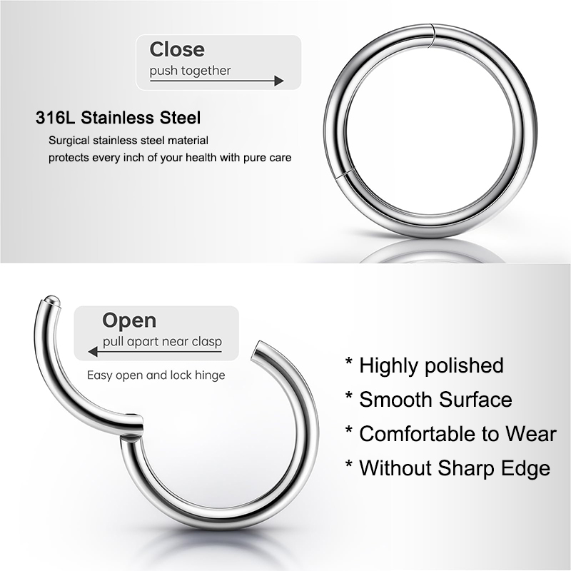 16G 316L Chirurgischer Stahl K – Body Jewelry Piercing Bewertung und Preis