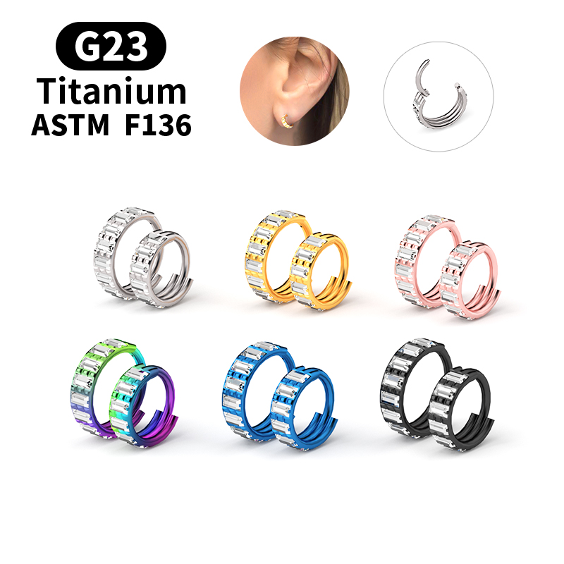 G23 Titan Zirkon Klappbarer Se – Body Jewelry Nipple Rings Bewertung und Preis