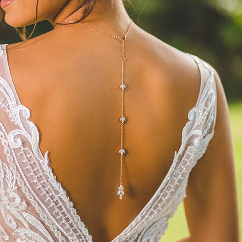 Rückenketten-Strassanhänger Fe – Body Jewelry For Backless Dress Bewertung und Preis