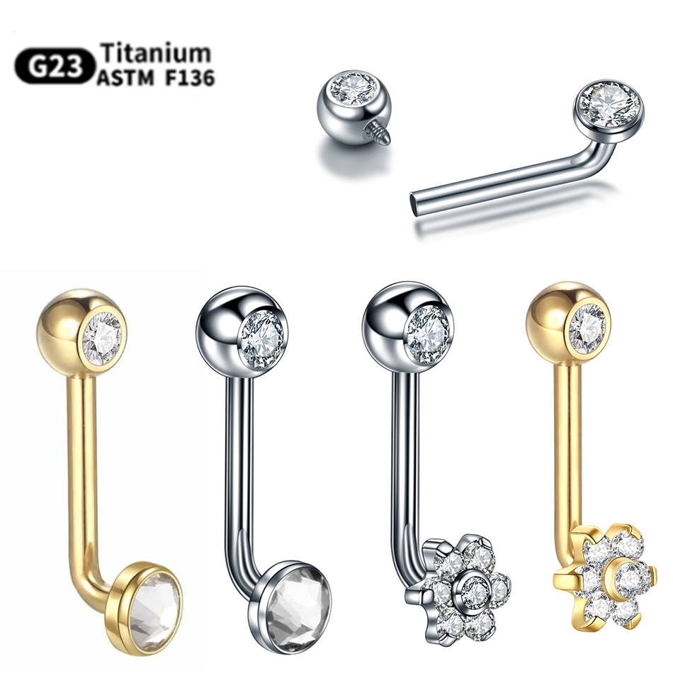 1PC Titan Christina Vertikale  – Body Jewelry Vch Bewertung und Preis