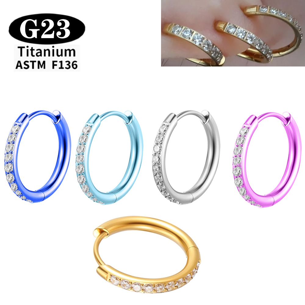 ASTM F136 G23 Titan-CZ-Kreolen – Body Jewelry Quality Bewertung und Preis