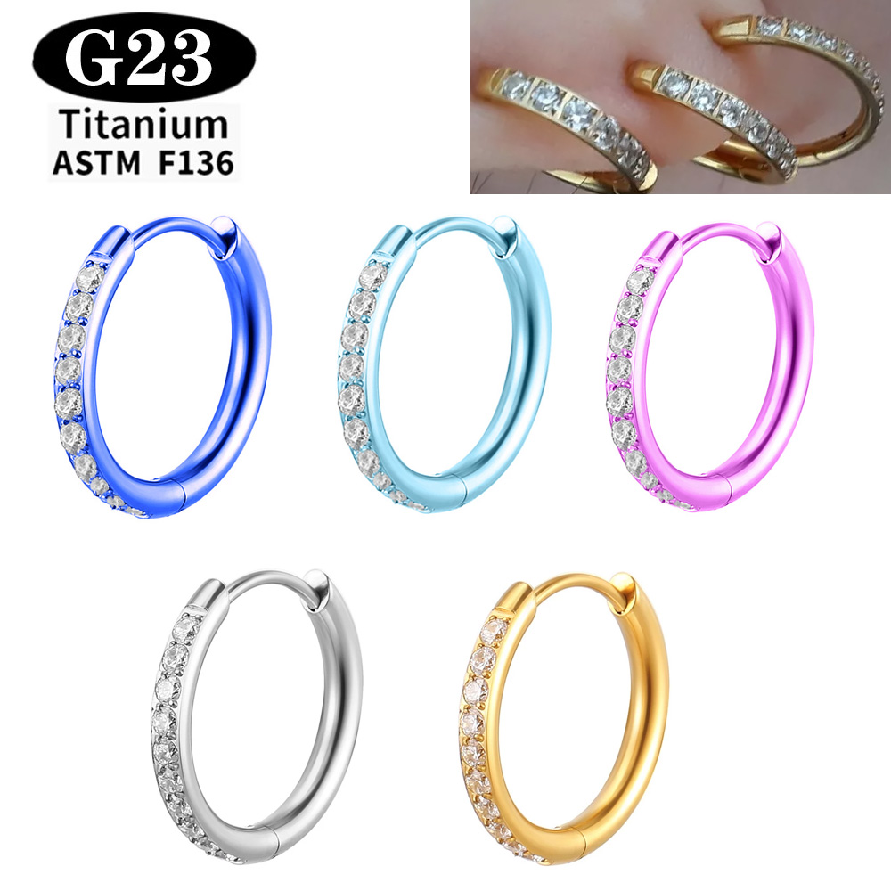 ASTM F136 G23 Titan-CZ-Kreolen – Body Jewelry Quality Bewertung und Preis