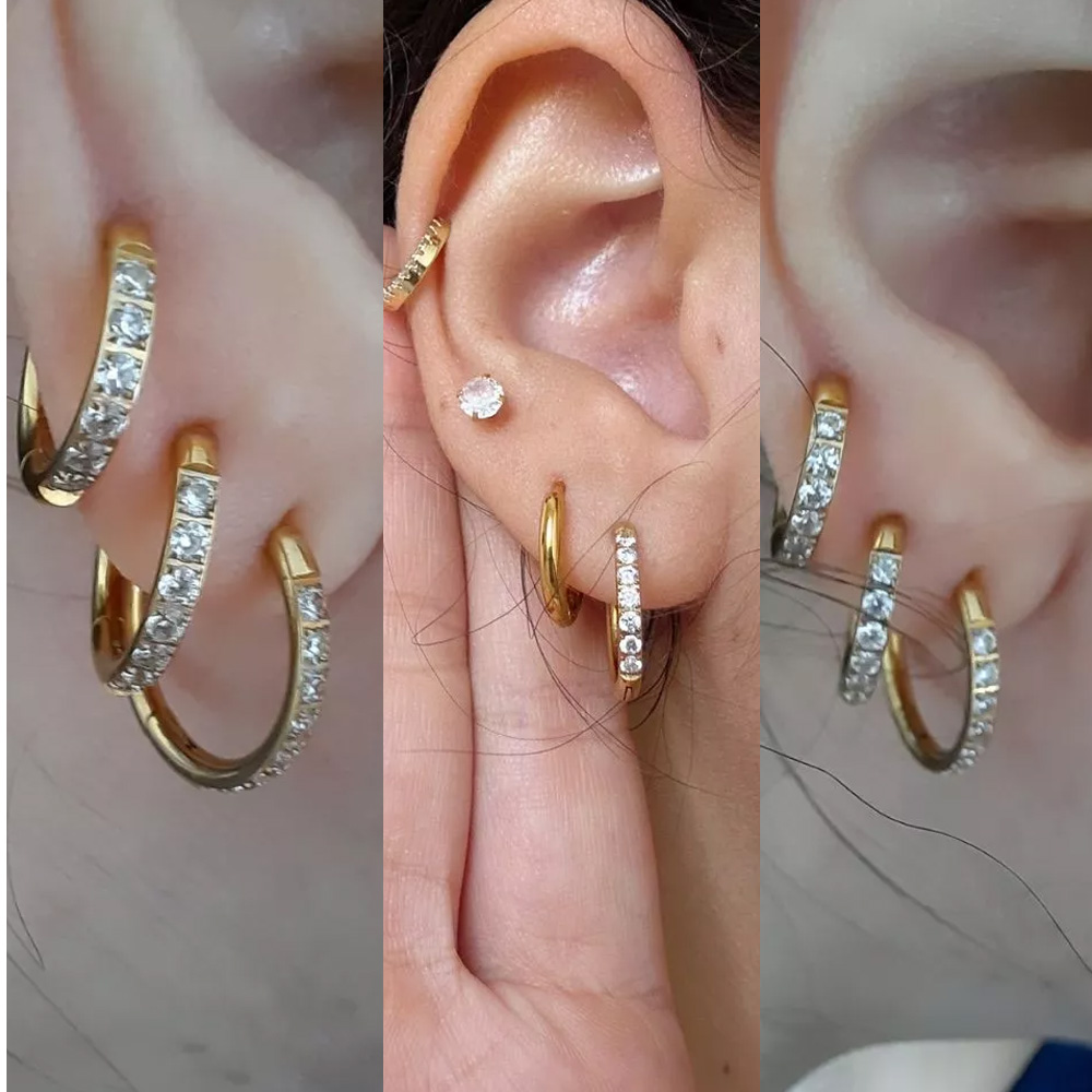 ASTM F136 G23 Titan-CZ-Kreolen – Body Jewelry Quality Bewertung und Preis