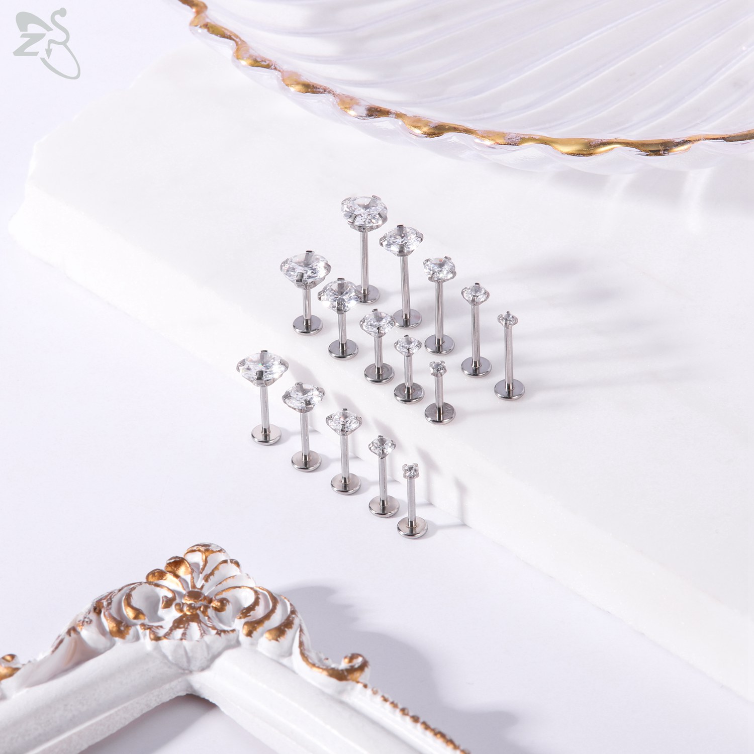 AOEDEJ 10 Teile/los Gold Farbe – Zs Body Jewelry Bewertung und Preis