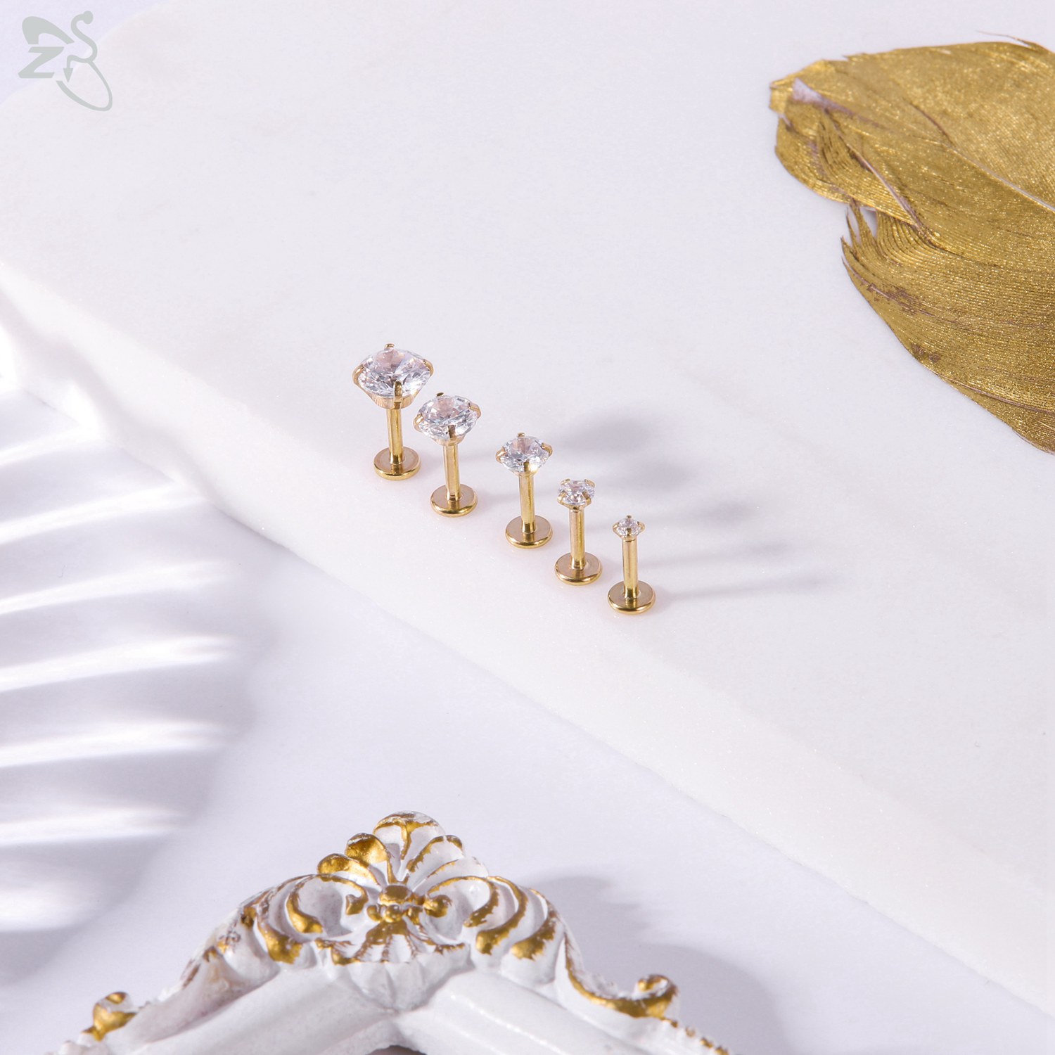 AOEDEJ 10 Teile/los Gold Farbe – Zs Body Jewelry Bewertung und Preis