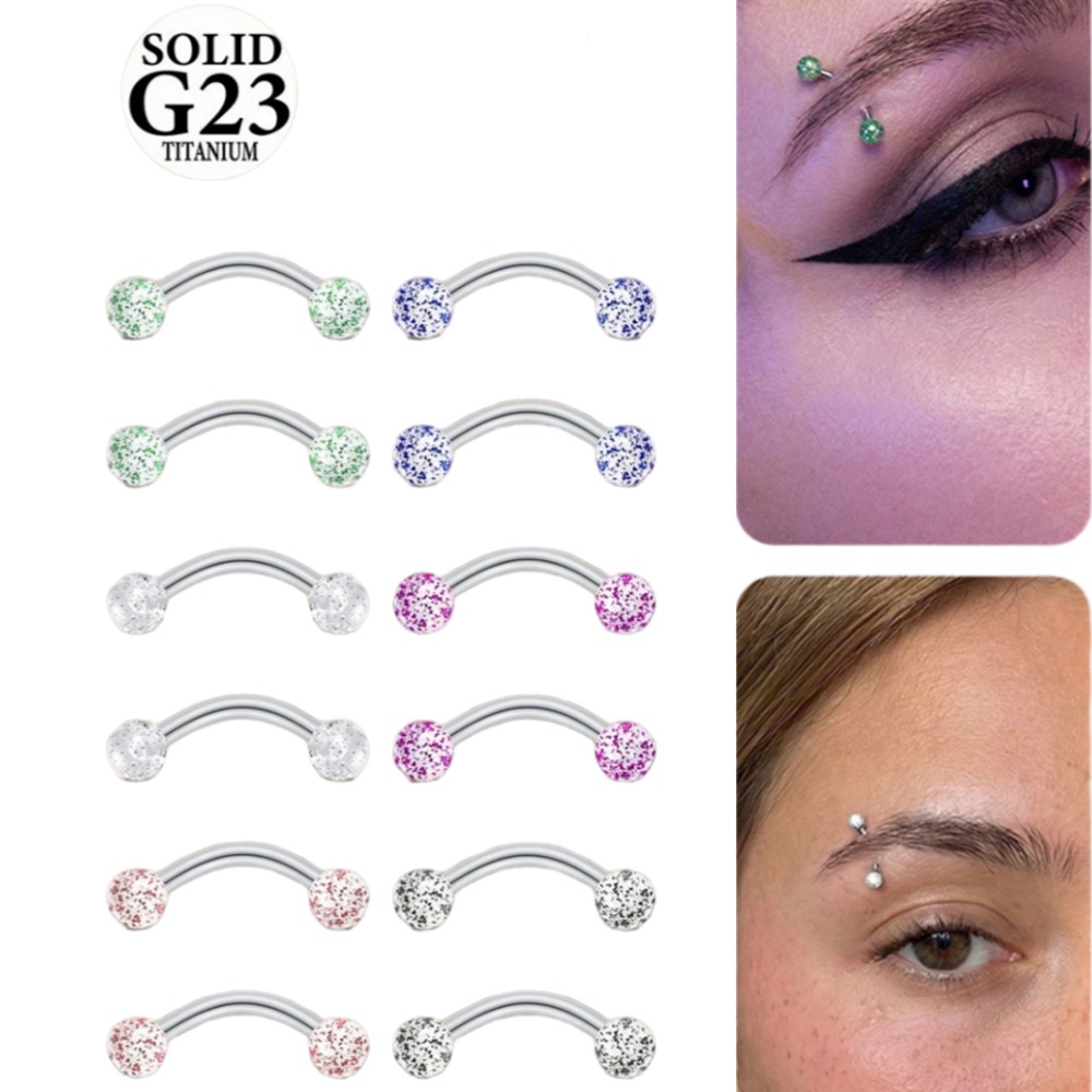 2 Stück 16G 8/10mm Titanlegier – Body Jewelry Vch Bewertung und Preis