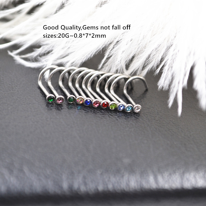 50 Stück 20Gx7x2mm Edelsteine  – Body Jewelry Good Quality Bewertung und Preis