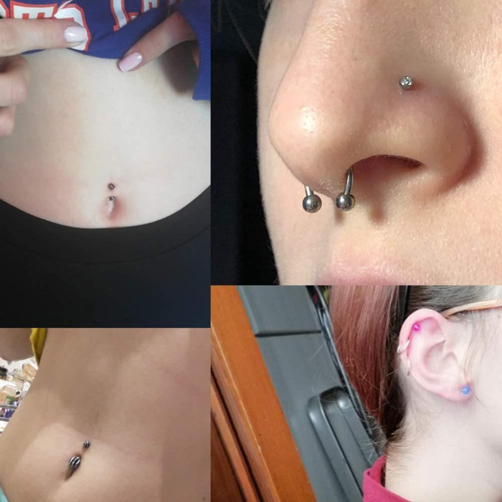 150/140/85/70/42-teiliges Körp – Body Jewelry Nipple Rings Bewertung und Preis