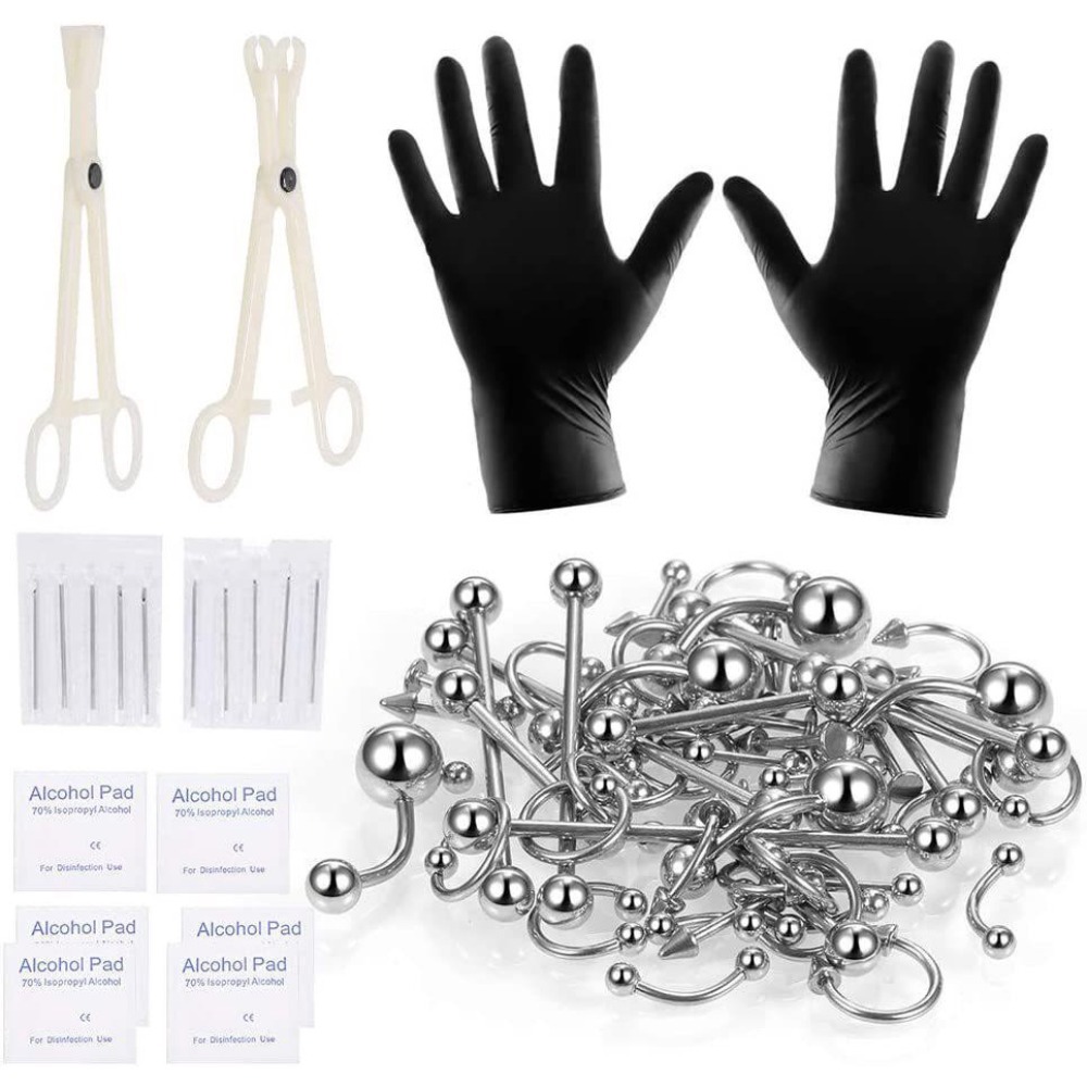 150/140/85/70/42-teiliges Körp – Body Jewelry Nipple Rings Bewertung und Preis
