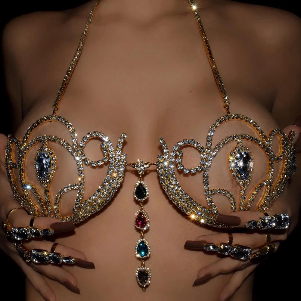 Stone fans übertriebene Franse – Body Jewelry Good Quality Bewertung und Preis
