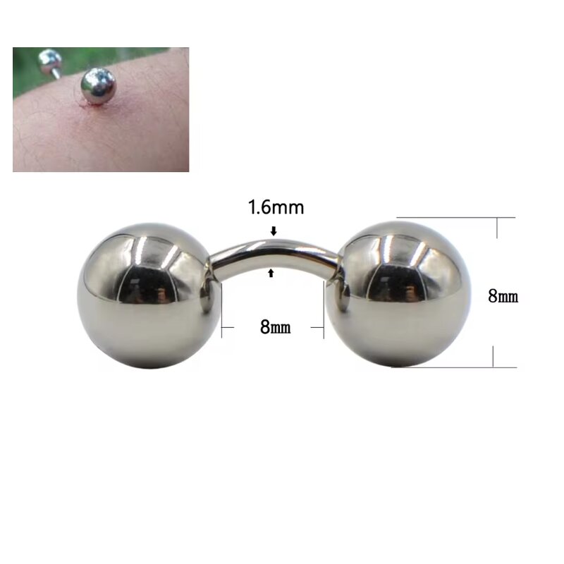 1 Stück Big Ball 316L Außengew – Body Jewelry Vch Bewertung und Preis