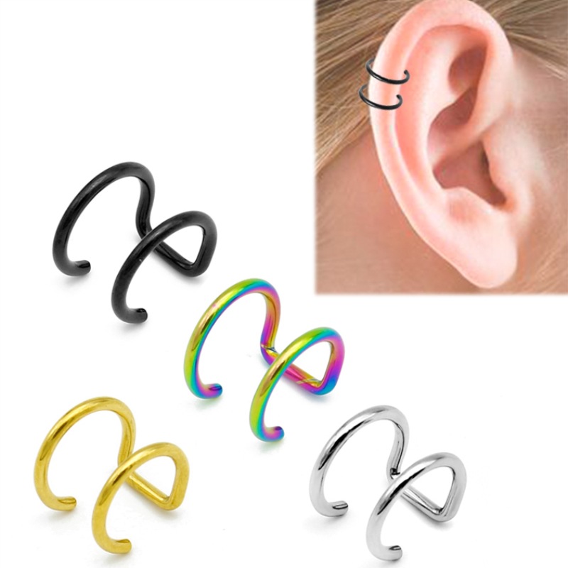 2 Stück 316L Edelstahl Clip-On – Body Jewelry Lip Ring Bewertung und Preis