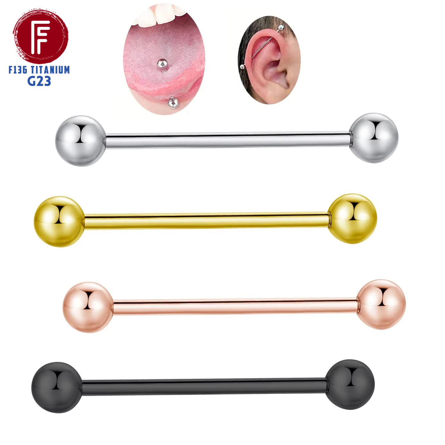 ASTM F136 Titan Piercing Barbe – Body Jewelry Nipple Rings Bewertung und Preis