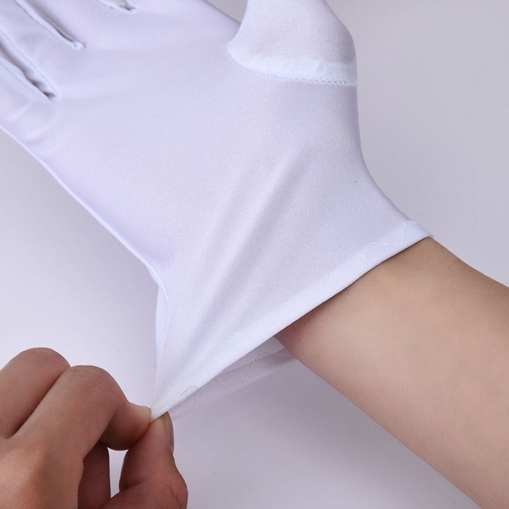 Weiche weiße Baumwollhandschuh – Body Jewelry Websites Bewertung und Preis