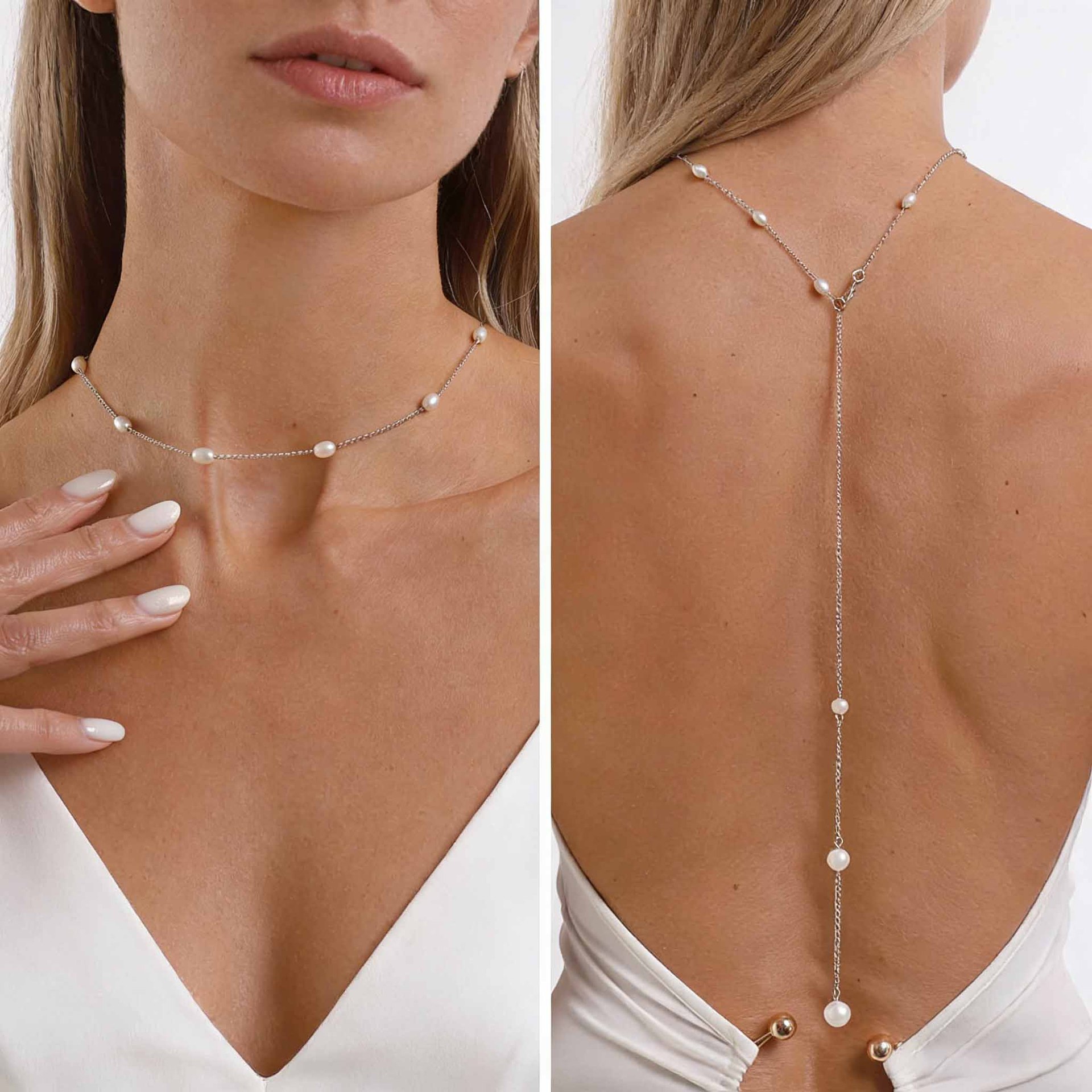 Elegante Rückenketten-Halskett – Body Jewelry For Backless Dress Bewertung und Preis