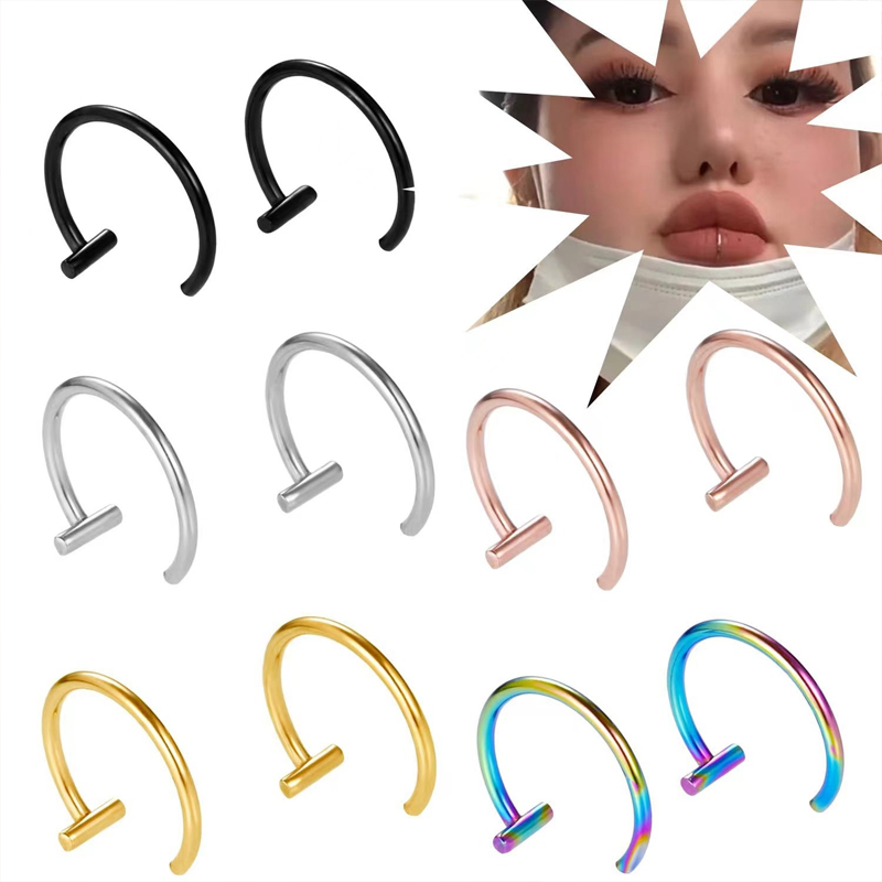 18G Chirurgischer Stahl Lippen – Body Jewelry Lip Ring Bewertung und Preis