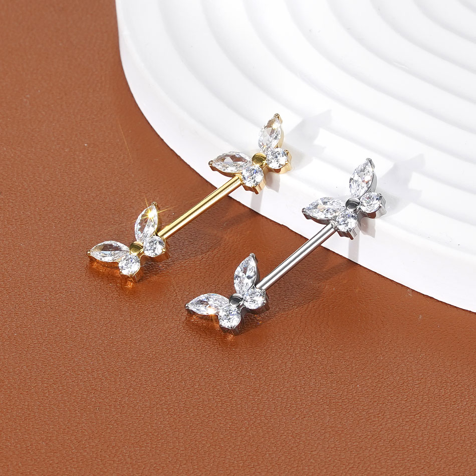 1 Stück G23 Titan Brustwarzenp – Body Jewelry Nipple Rings Bewertung und Preis