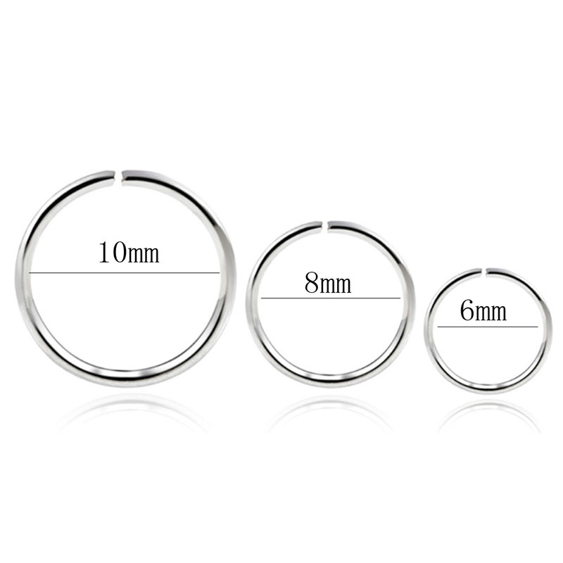 925 silber nase ring lippen ri – Body Jewelry Lip Ring Bewertung und Preis