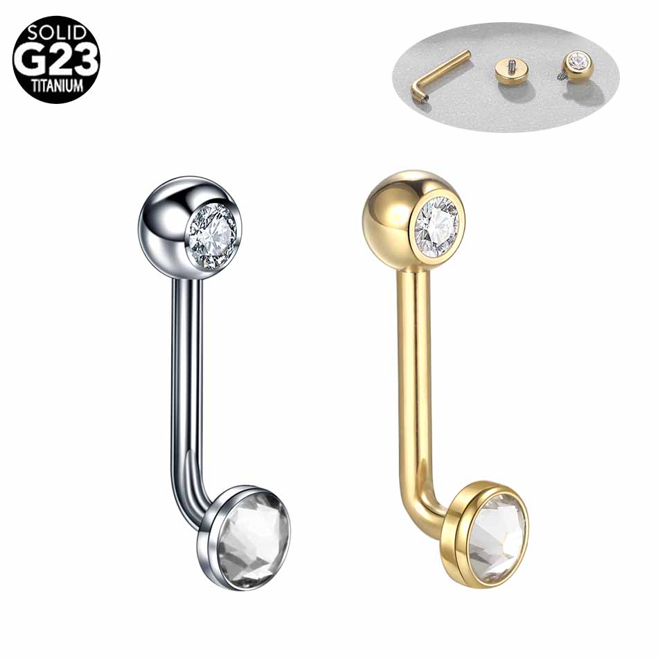 1PC G23 Titan Christina Vertik – Body Jewelry Vch Bewertung und Preis