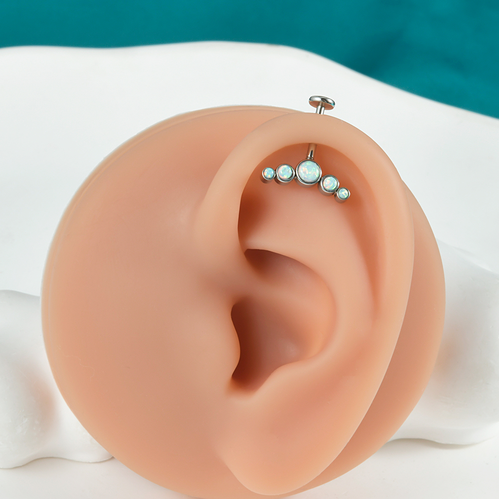 1pc chirurgischen Stahl cz Ede – Body Jewelry Lip Ring Bewertung und Preis