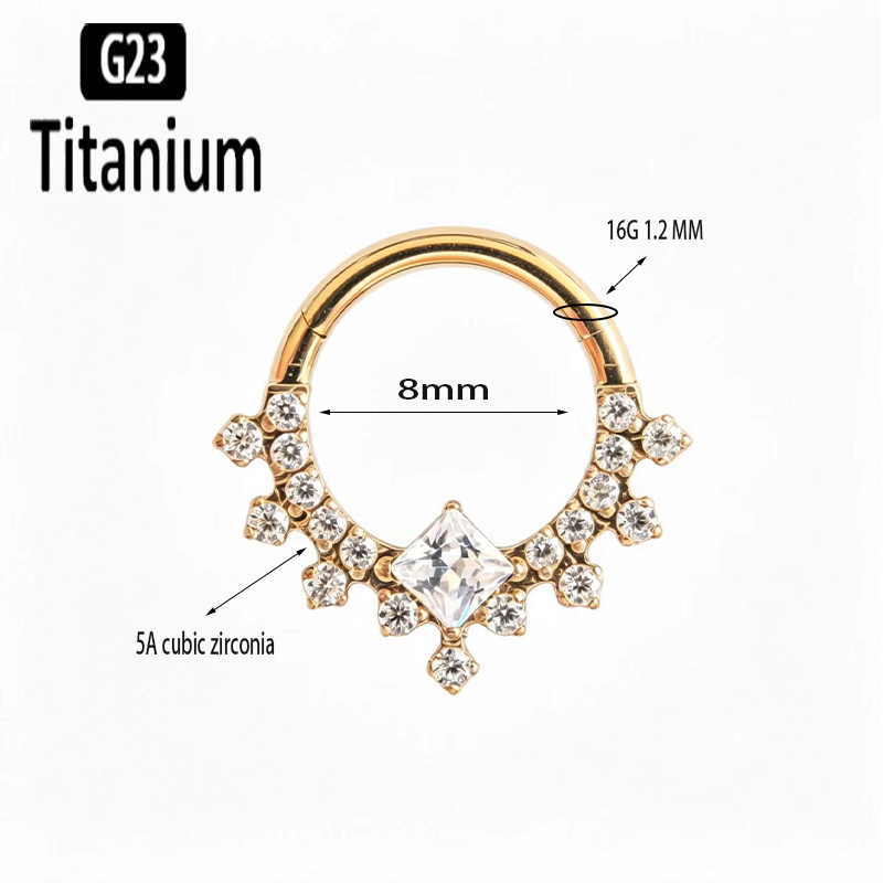 G23 Titan Hochwertige Flache C – Body Jewelry Quality Bewertung und Preis